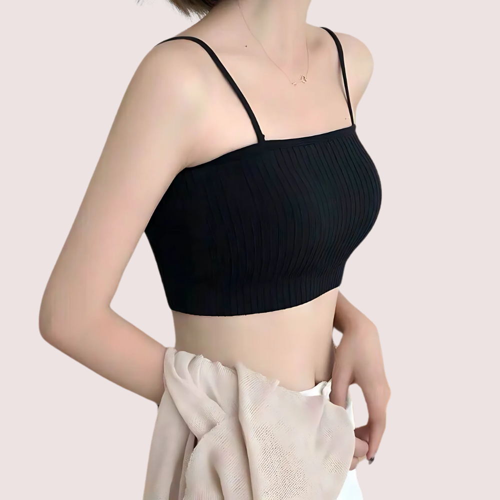2 Pack Cute & Comfy lightly padded cami bra
