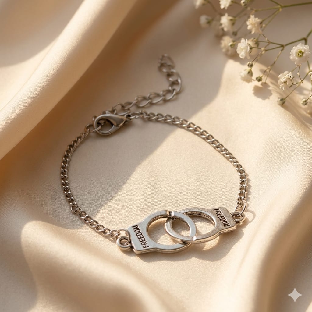 Letter 8 Handcuff Bracelet, Mini Handcuff Bracelet