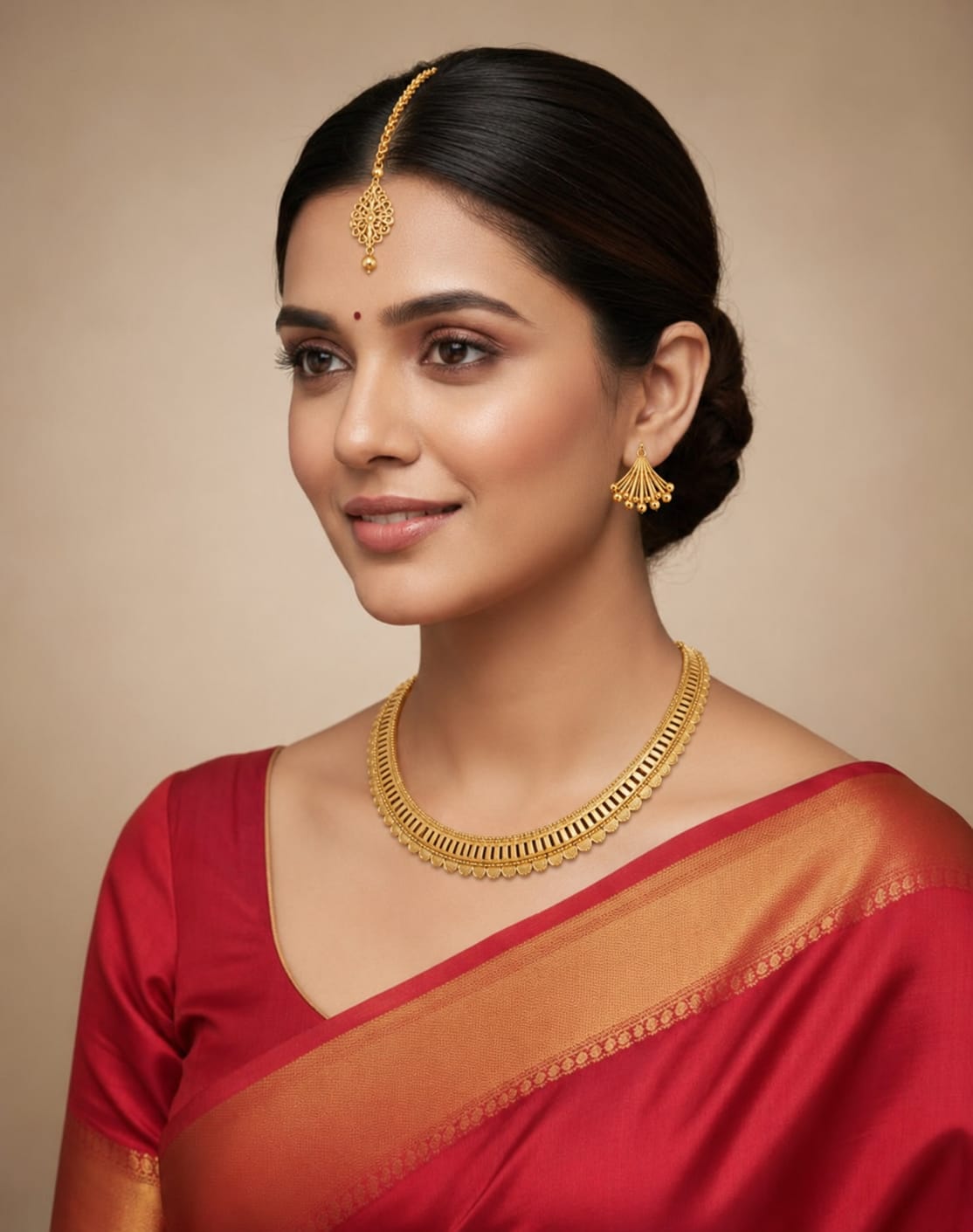 Classic Radiance Gold-Plated Filigree Necklace